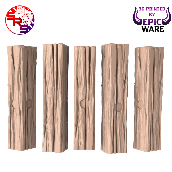 Holz Wand Ecken (Magnete) Set